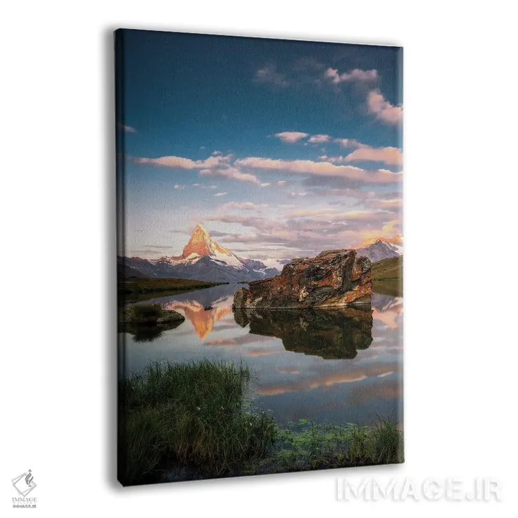 تابلو دکوراتیو کوه توبلرون اثر فابیو آنتنور - نمای پرسپکتیو محصول