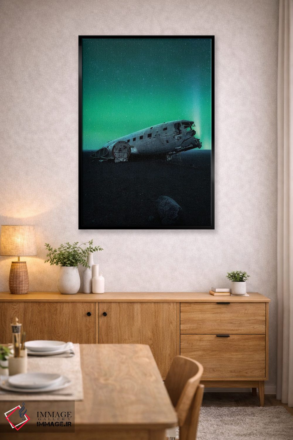 تابلو دکوراتیو آخرین پرواز سبز اثر فابیو آنتنور - D5B