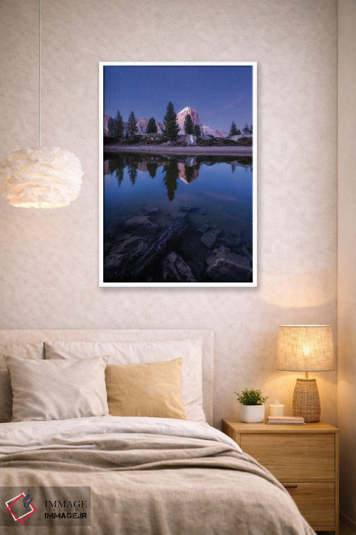 تابلو دکوراتیو لیمیندس در شب اثر فابیو آنتنور - D1W