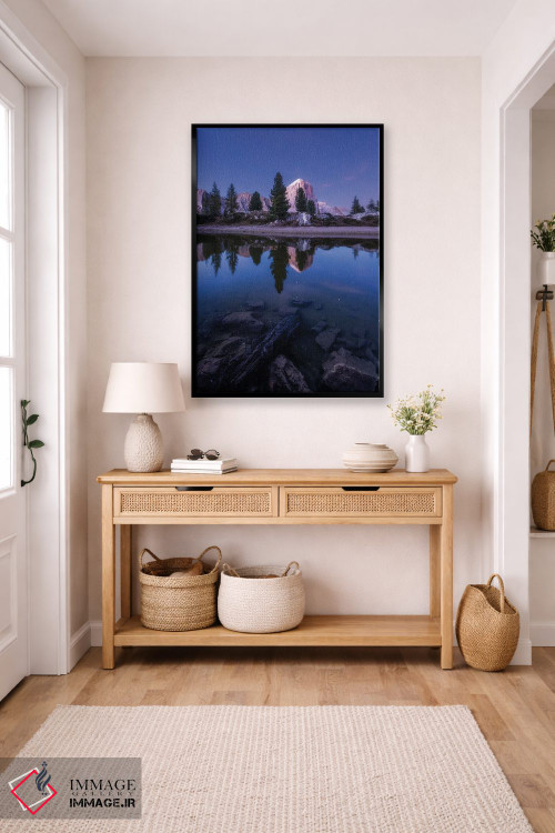 تابلو دکوراتیو لیمیندس در شب اثر فابیو آنتنور - D5B