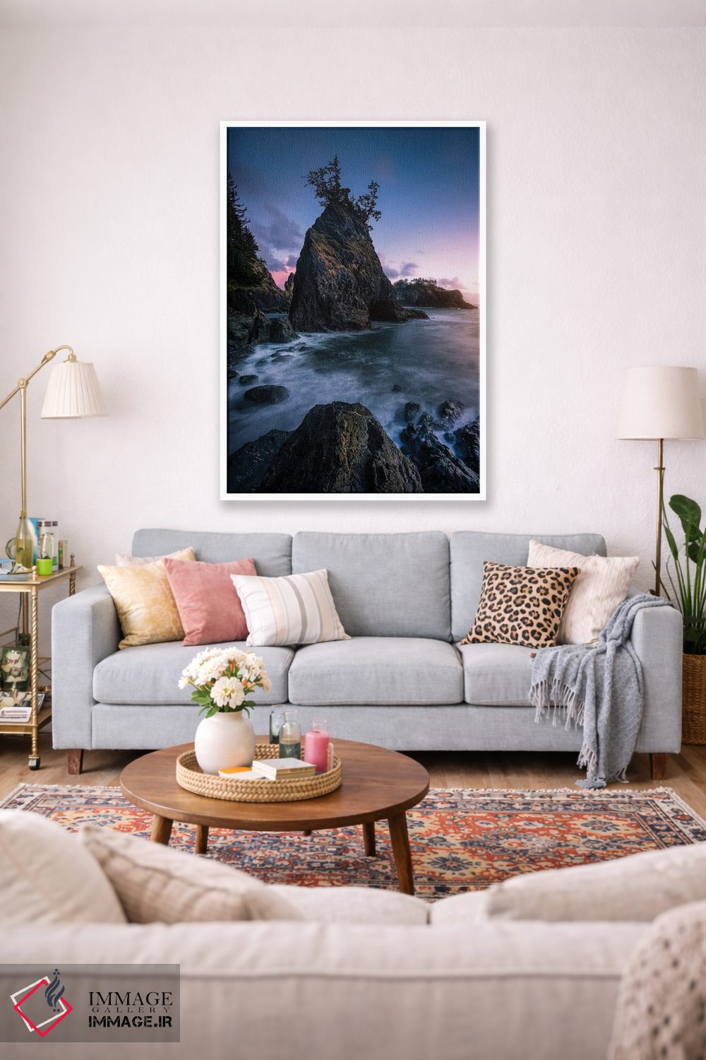 تابلو دکوراتیو صخره بزرگ اثر فابیو آنتنور - D1W