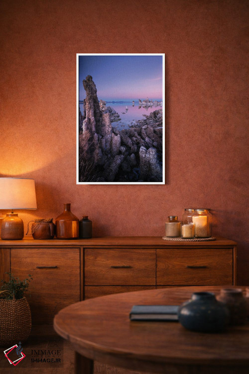 تابلو دکوراتیو تک رنگ اثر فابیو آنتنور - D2W