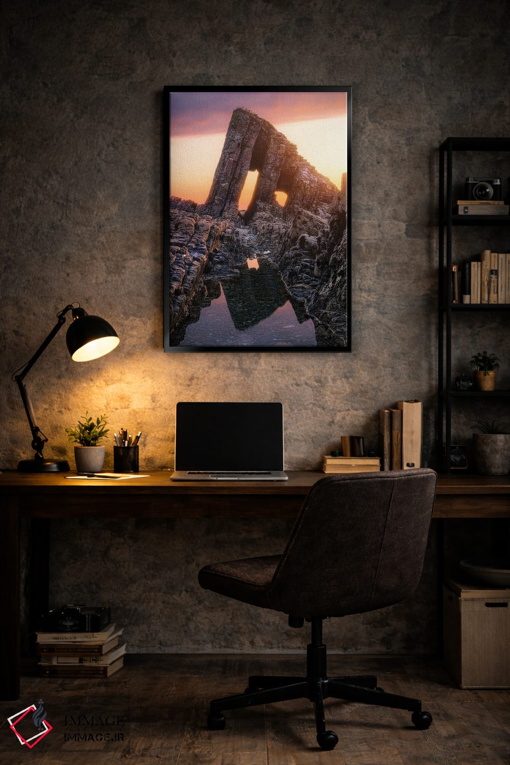 تابلو دکوراتیو بازتاب دیرهنگام اثر فابیو آنتنور - D6B