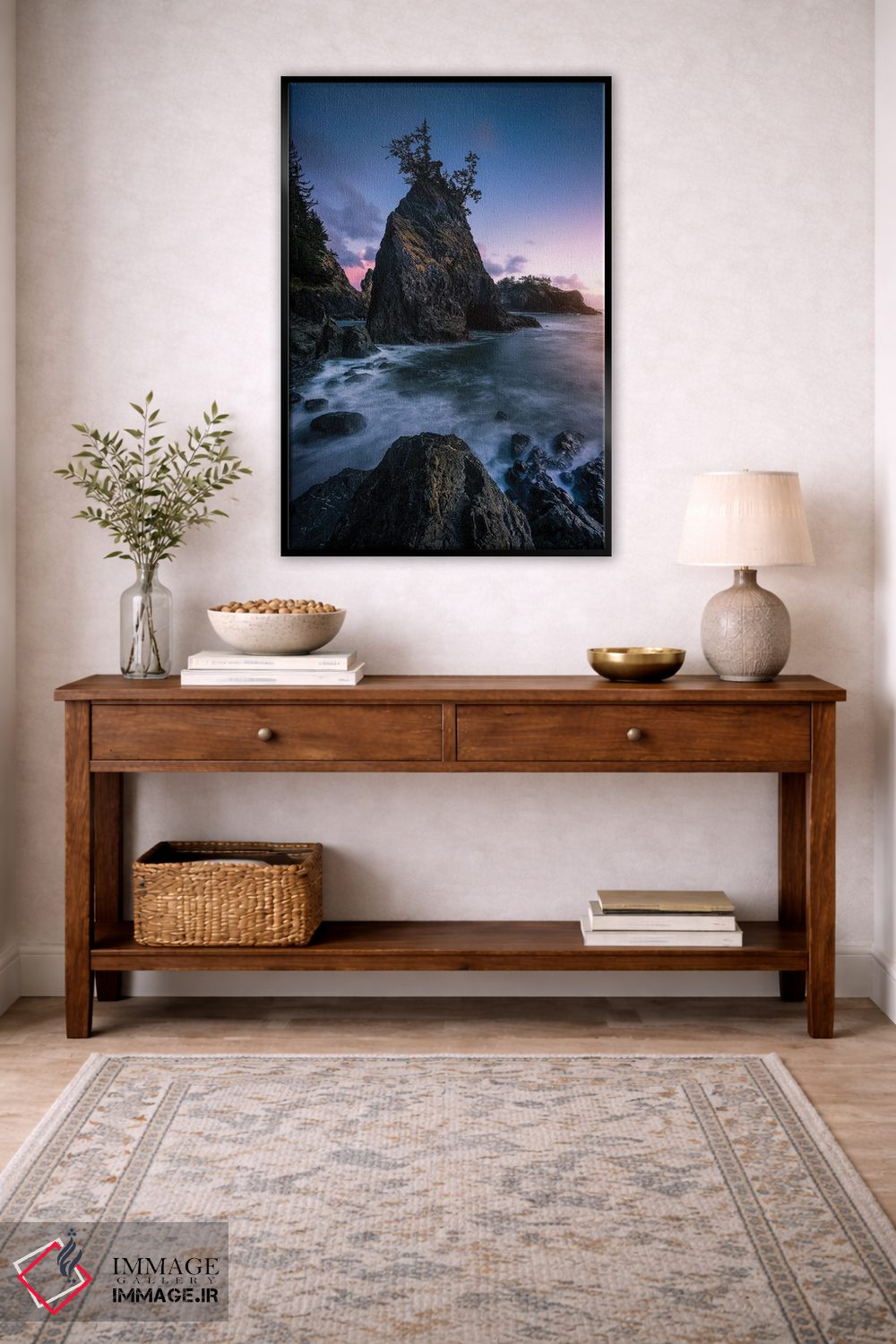 تابلو دکوراتیو صخره بزرگ اثر فابیو آنتنور - D4B