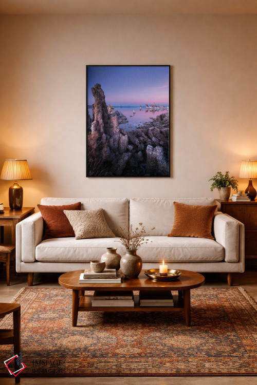 تابلو دکوراتیو تک رنگ اثر فابیو آنتنور - D3B