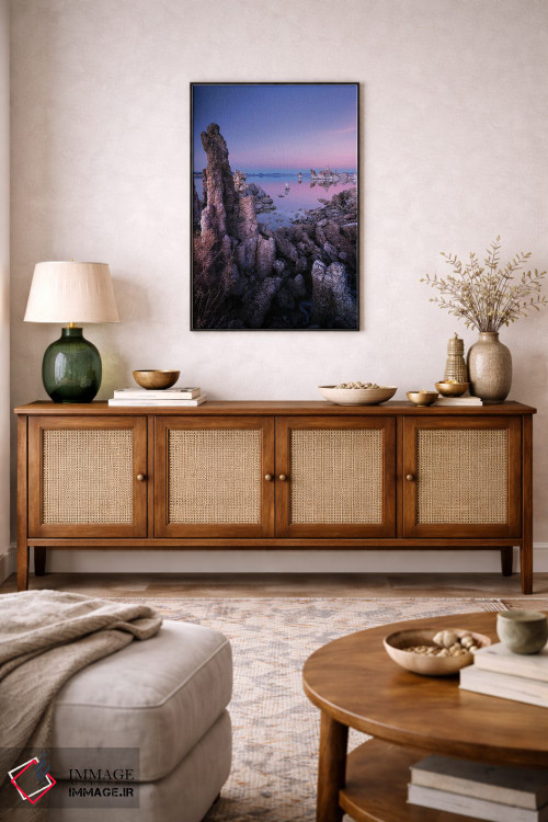 تابلو دکوراتیو تک رنگ اثر فابیو آنتنور - D4B