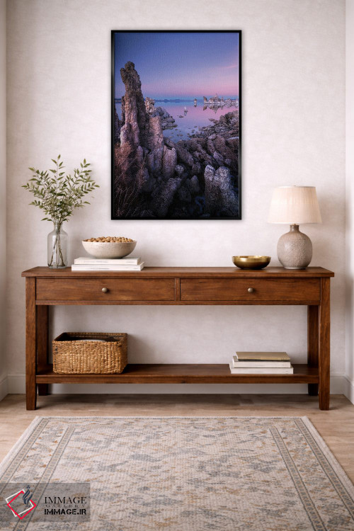 تابلو دکوراتیو تک رنگ اثر فابیو آنتنور - D5B