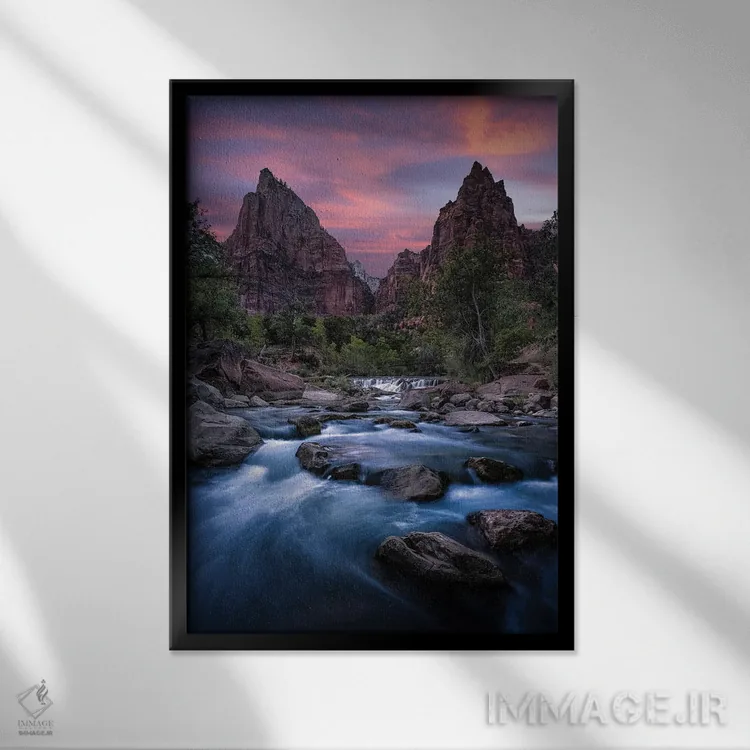 تابلو دکوراتیو پدران جدید اثر فابیو آنتنور - نمای قابدار مشکی