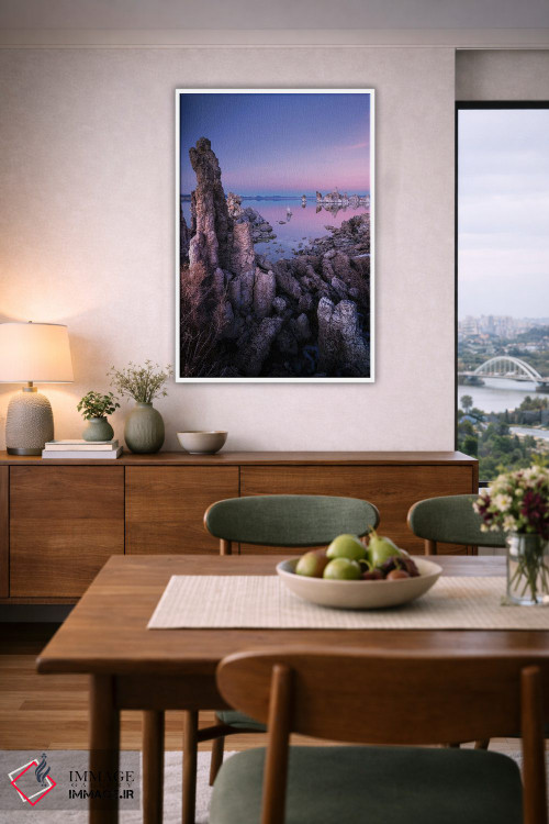 تابلو دکوراتیو تک رنگ اثر فابیو آنتنور - D6W