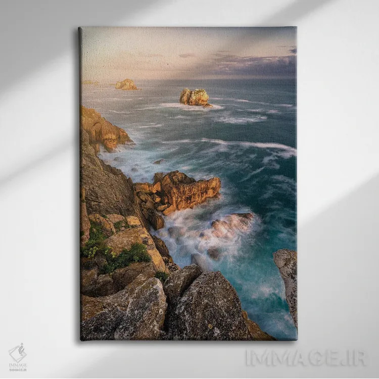 تابلو دکوراتیو ساحل شمالی اثر فابیو آنتنور - نمای روبهرو روی دیوار