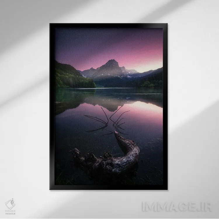 تابلو دکوراتیو اوبرسی اثر فابیو آنتنور - نمای قابدار مشکی