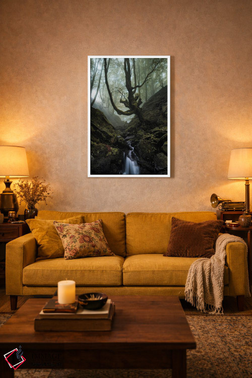 تابلو دکوراتیو جنگل اسرارآمیز اثر فابیو آنتنور - D1W