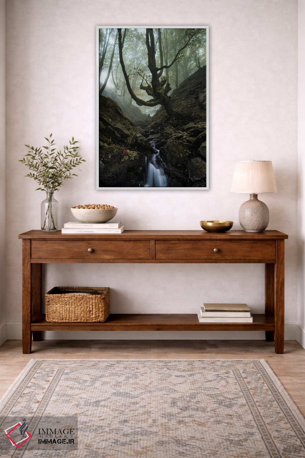 تابلو دکوراتیو جنگل اسرارآمیز اثر فابیو آنتنور - D3W