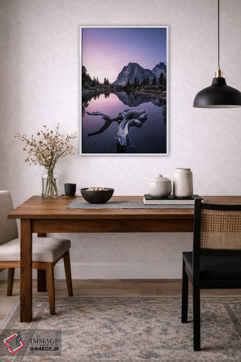 تابلو دکوراتیو بدون ماه اثر فابیو آنتنور - D3W