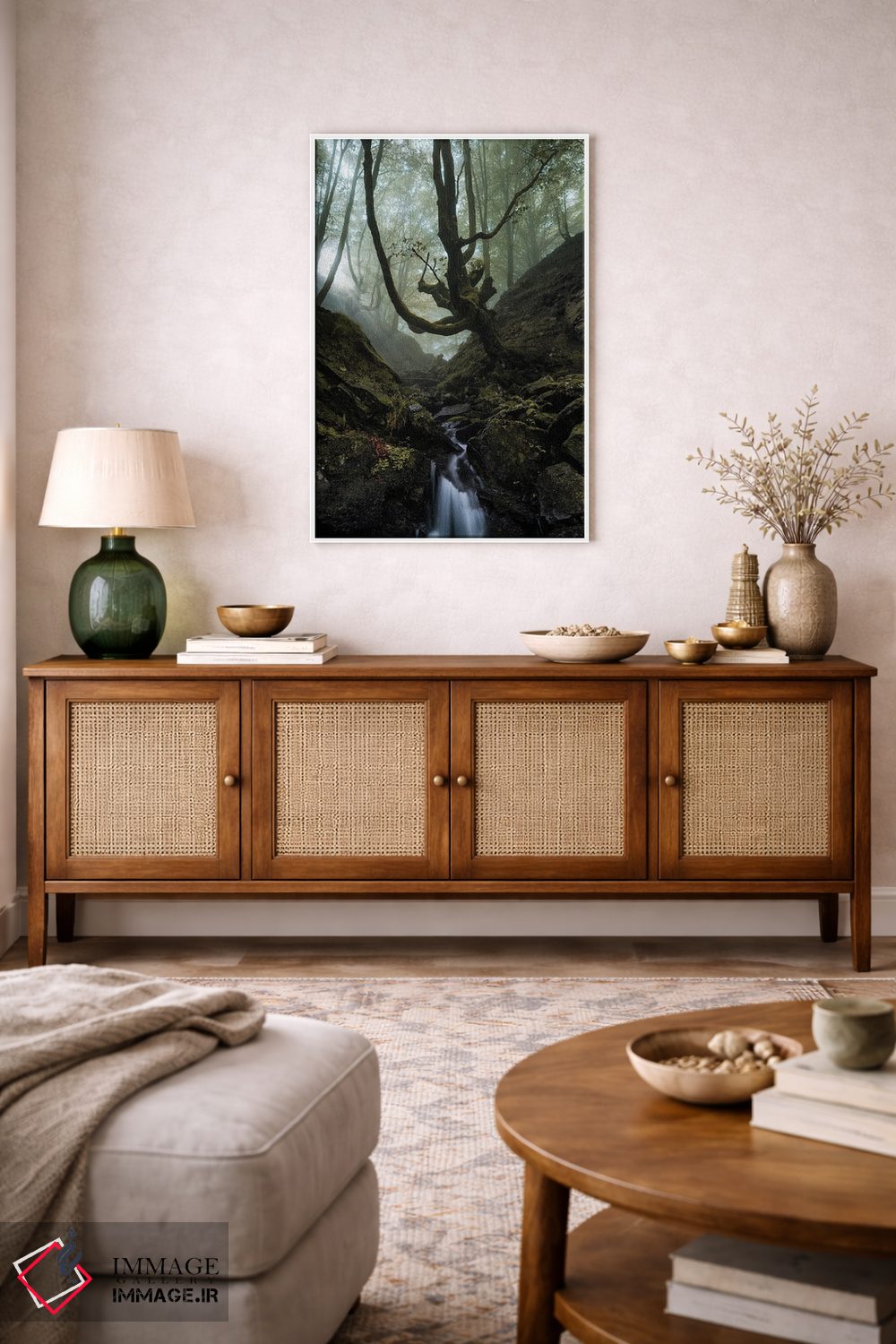 تابلو دکوراتیو جنگل اسرارآمیز اثر فابیو آنتنور - D2W