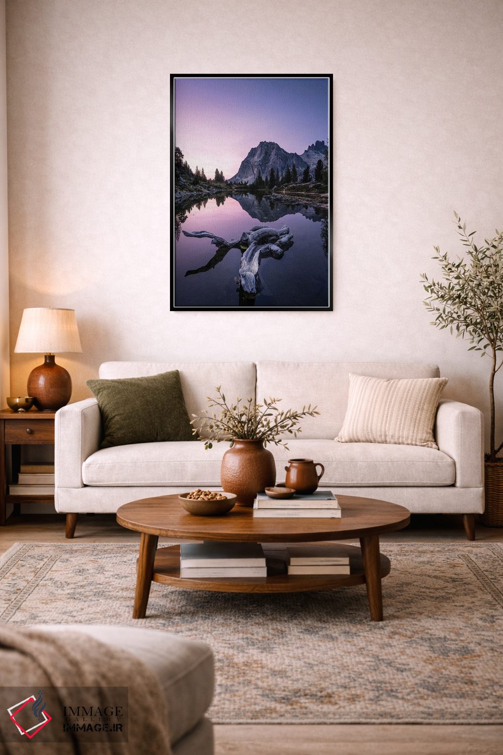 تابلو دکوراتیو بدون ماه اثر فابیو آنتنور - D4B