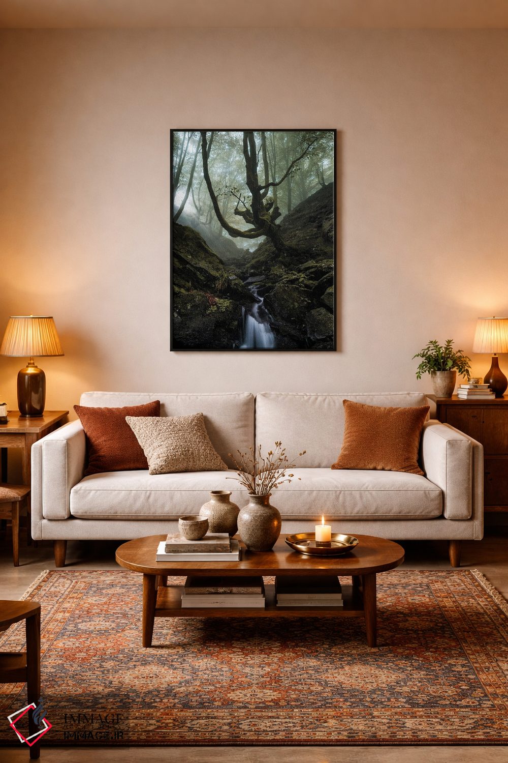 تابلو دکوراتیو جنگل اسرارآمیز اثر فابیو آنتنور - D4B