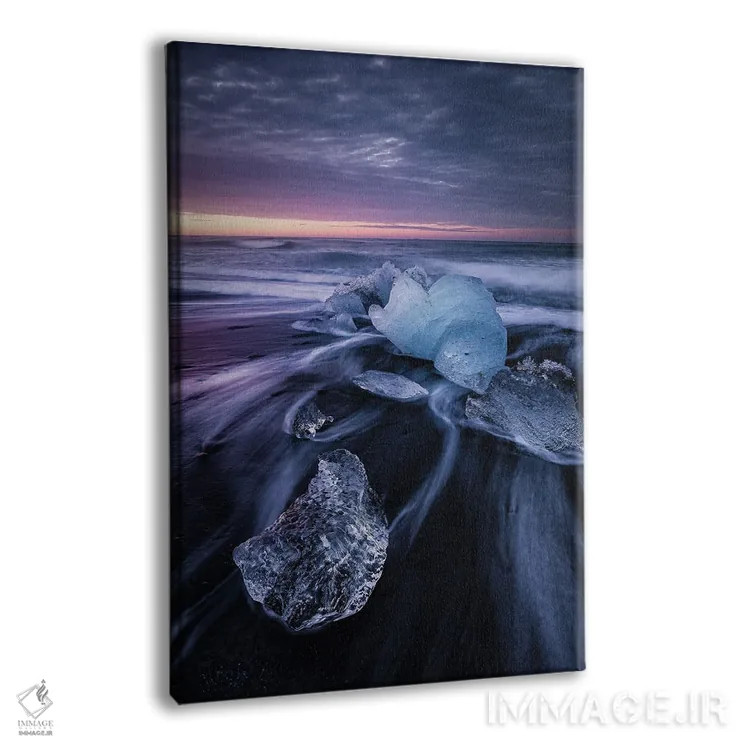 تابلو دکوراتیو یخ کهنه اثر فابیو آنتنور - نمای پرسپکتیو محصول