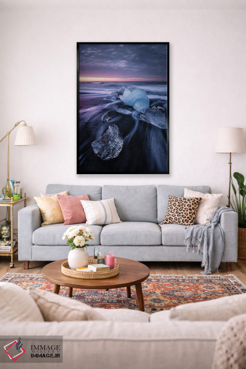 تابلو دکوراتیو یخ کهنه اثر فابیو آنتنور - D1B