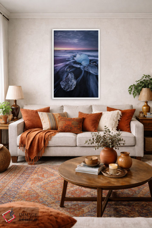 تابلو دکوراتیو یخ کهنه اثر فابیو آنتنور - D2W