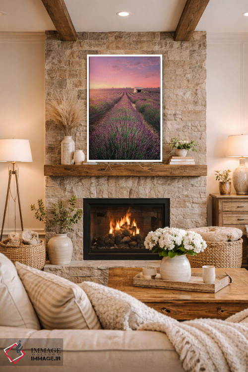 تابلو دکوراتیو خانه قدیمی اثر فابیو آنتنور - D1W