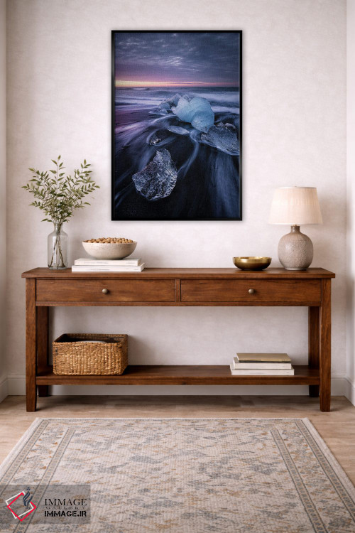 تابلو دکوراتیو یخ کهنه اثر فابیو آنتنور - D5B