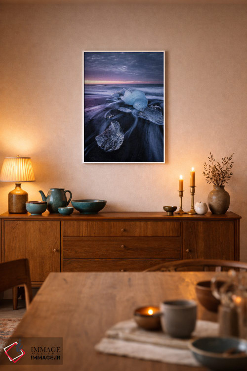 تابلو دکوراتیو یخ کهنه اثر فابیو آنتنور - D6W