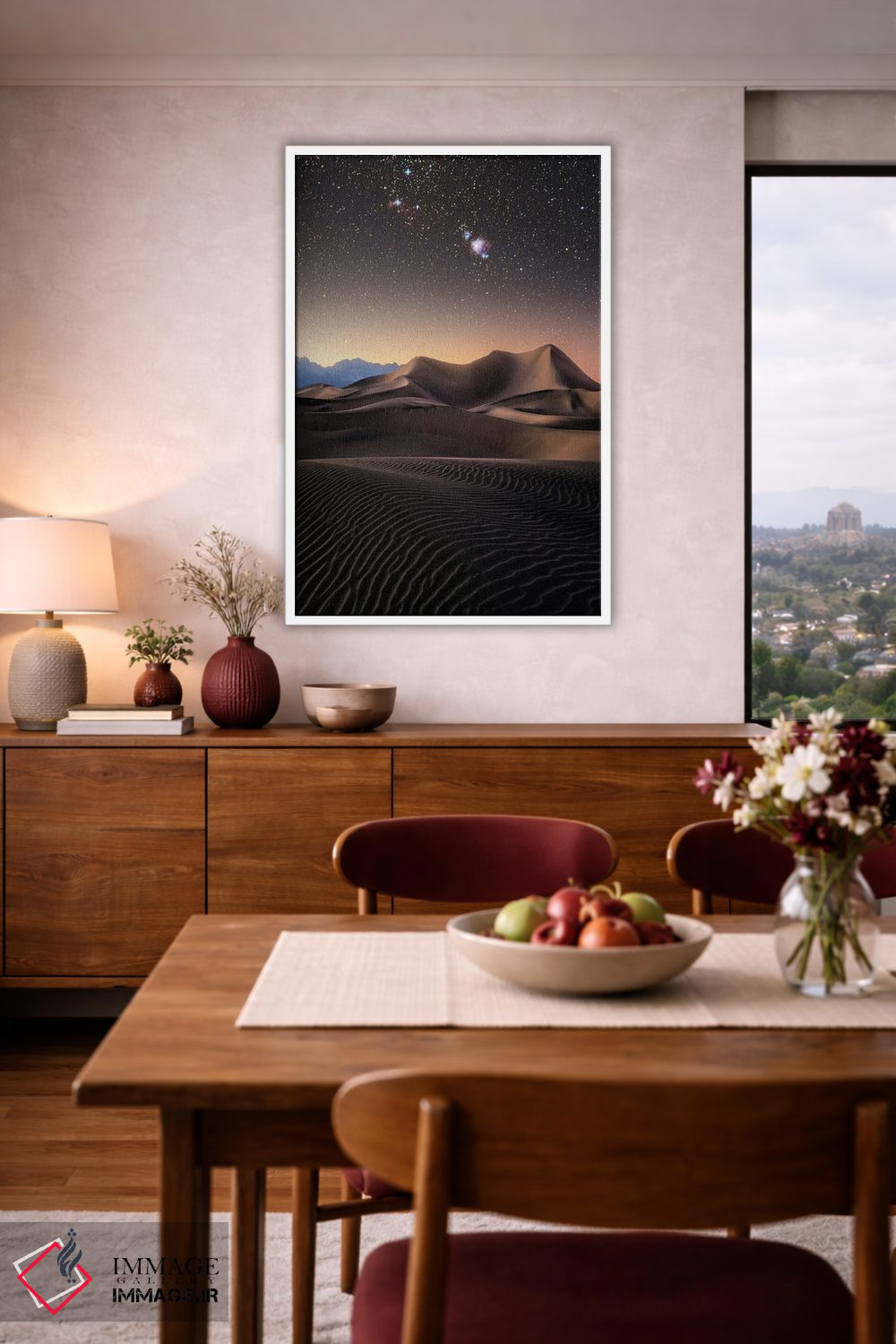 تابلو دکوراتیو تپه های شنی اوریون اثر فابیو آنتنور - D4W