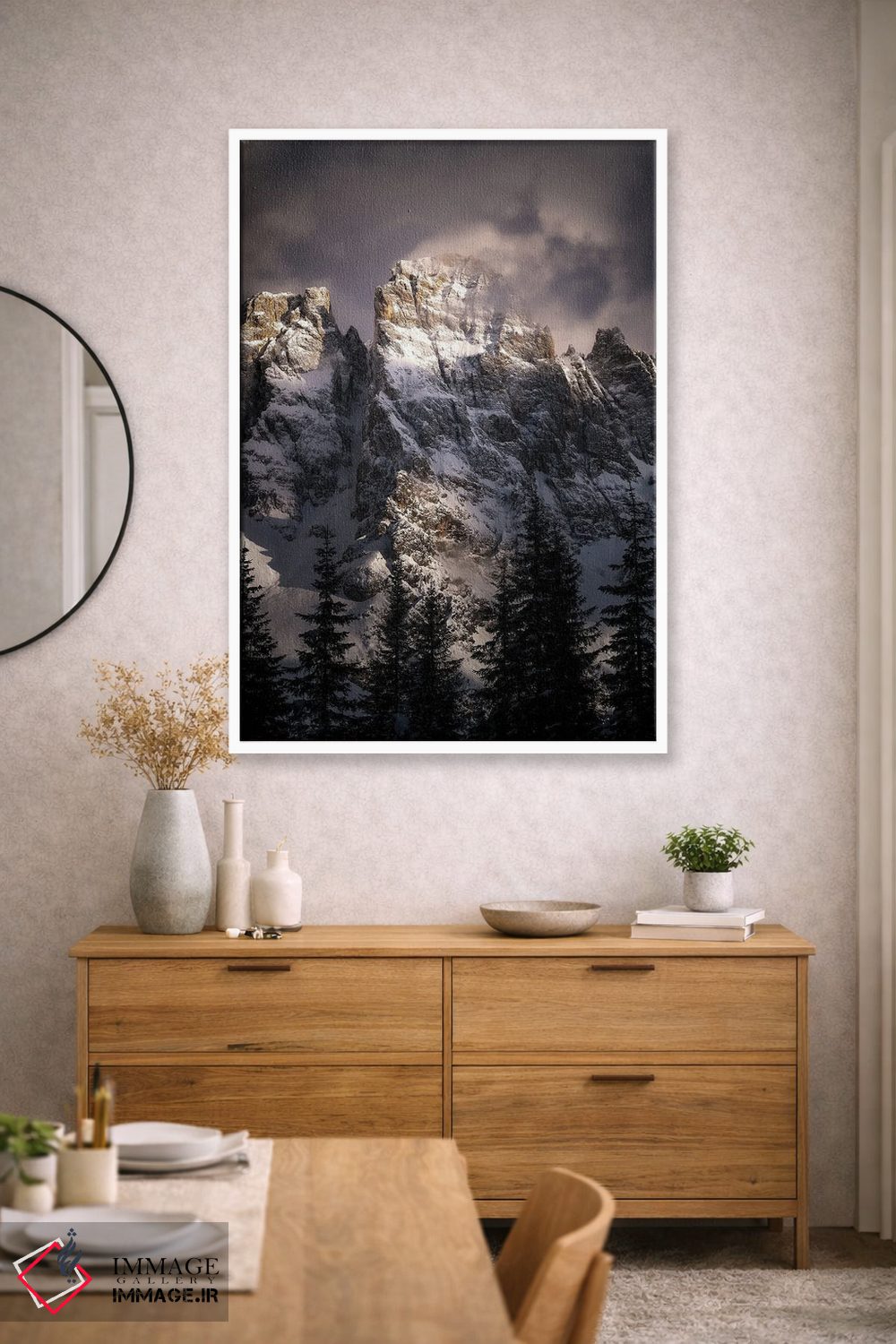 تابلو دکوراتیو قله ها اثر فابیو آنتنور - D2W