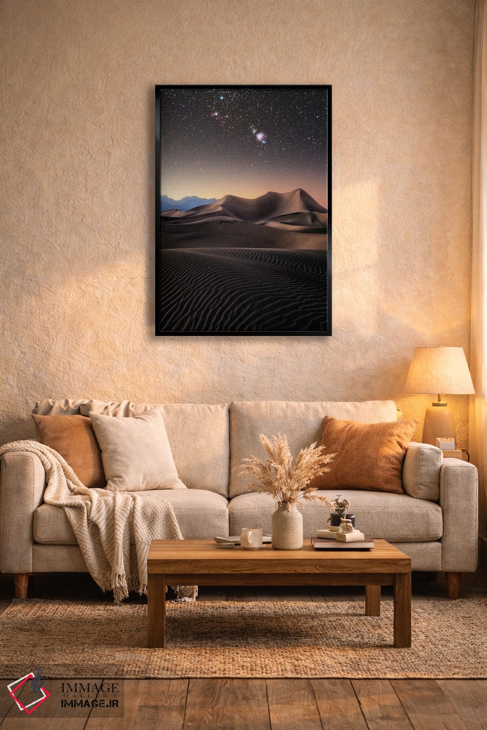 تابلو دکوراتیو تپه های شنی اوریون اثر فابیو آنتنور - D5B