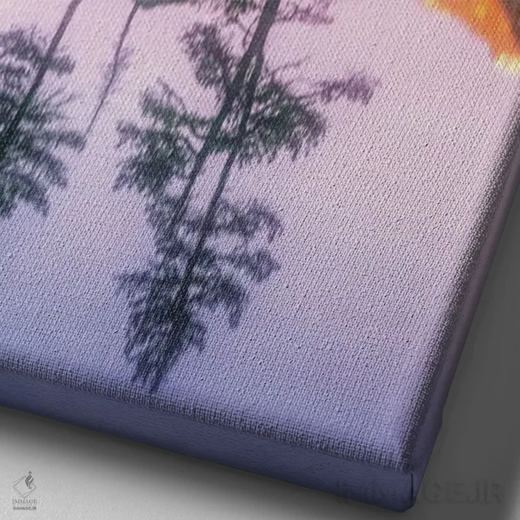 تابلو دکوراتیو نزدیک سائوسئو اثر فابیو آنتنور - نمای نزدیک بافت بوم