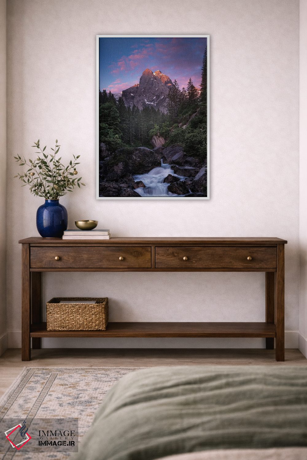 تابلو دکوراتیو قله قرمز اثر فابیو آنتنور - D3W