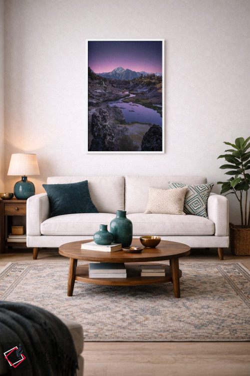 تابلو دکوراتیو سرزمین بنفش اثر فابیو آنتنور - D3W