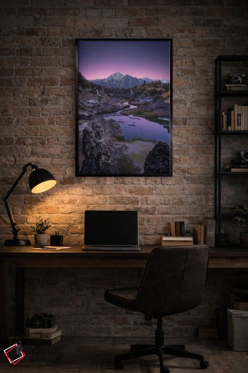 تابلو دکوراتیو سرزمین بنفش اثر فابیو آنتنور - D5B