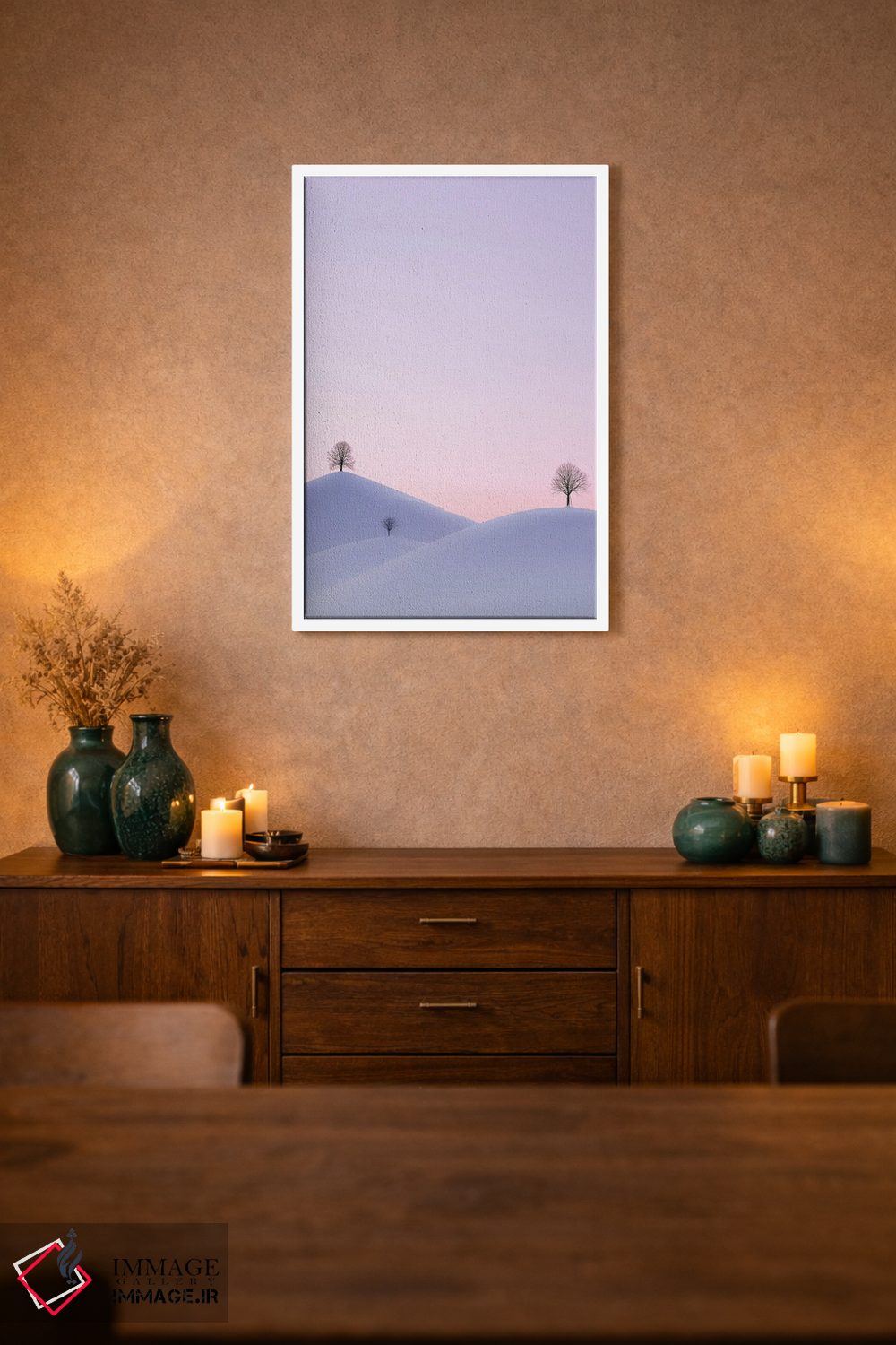 تابلو دکوراتیو سکوت اثر فابیو آنتنور - D1W