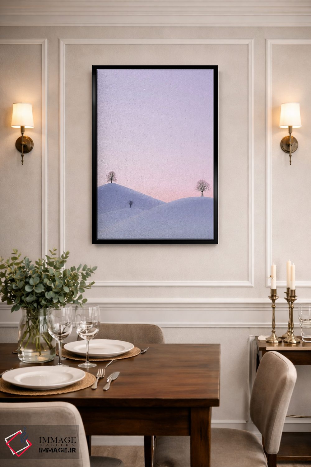 تابلو دکوراتیو سکوت اثر فابیو آنتنور - D2B