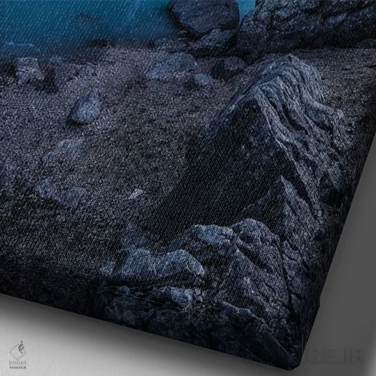 تابلو دکوراتیو سوراپیس اثر فابیو آنتنور - نمای نزدیک بافت بوم