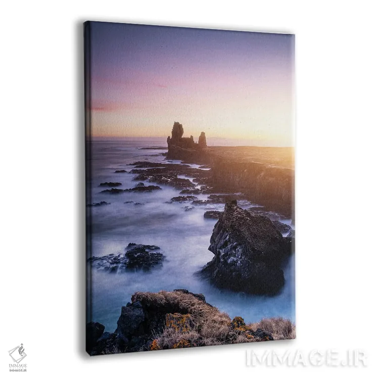 تابلو دکوراتیو غروب آفتاب اثر فابیو آنتنور - نمای پرسپکتیو محصول