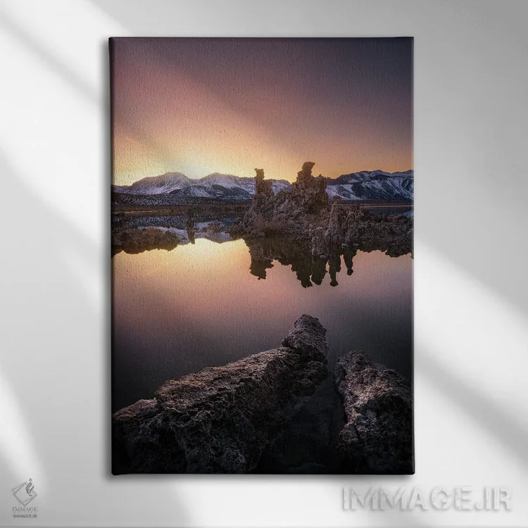 تابلو دکوراتیو استریو اثر فابیو آنتنور - نمای روبهرو روی دیوار