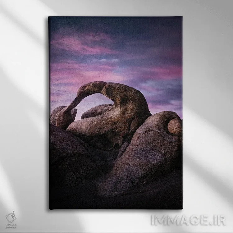 تابلو دکوراتیو تپه ها چشم دارند اثر فابیو آنتنور - نمای روبهرو روی دیوار