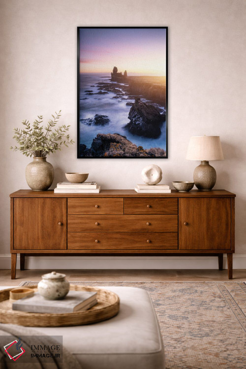 تابلو دکوراتیو غروب آفتاب اثر فابیو آنتنور - D4B