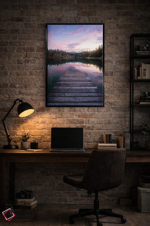 تابلو دکوراتیو دریاچه کرستا اثر فابیو آنتنور - D4B