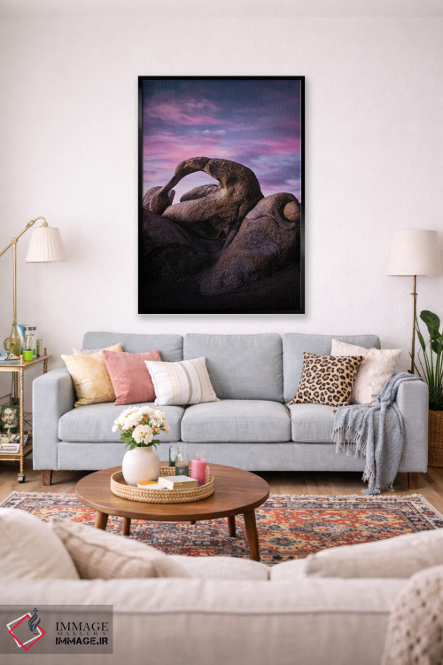 تابلو دکوراتیو تپه ها چشم دارند اثر فابیو آنتنور - D1B