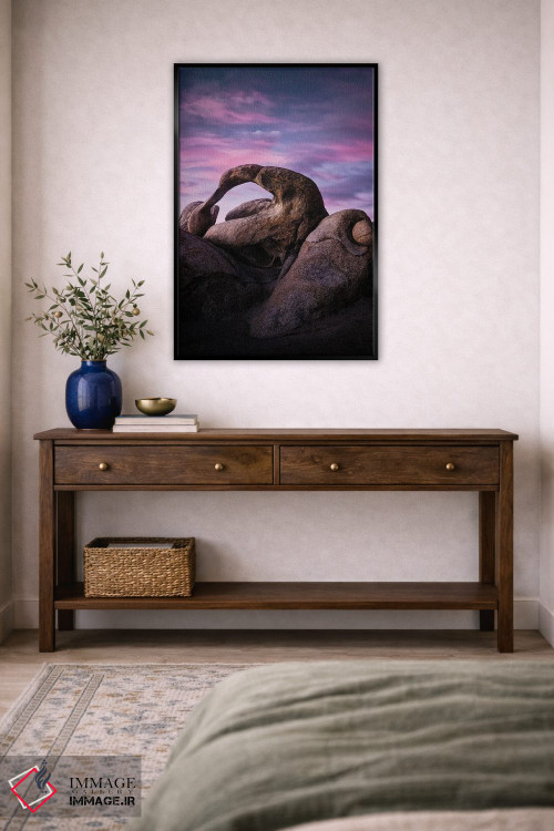 تابلو دکوراتیو تپه ها چشم دارند اثر فابیو آنتنور - D4B