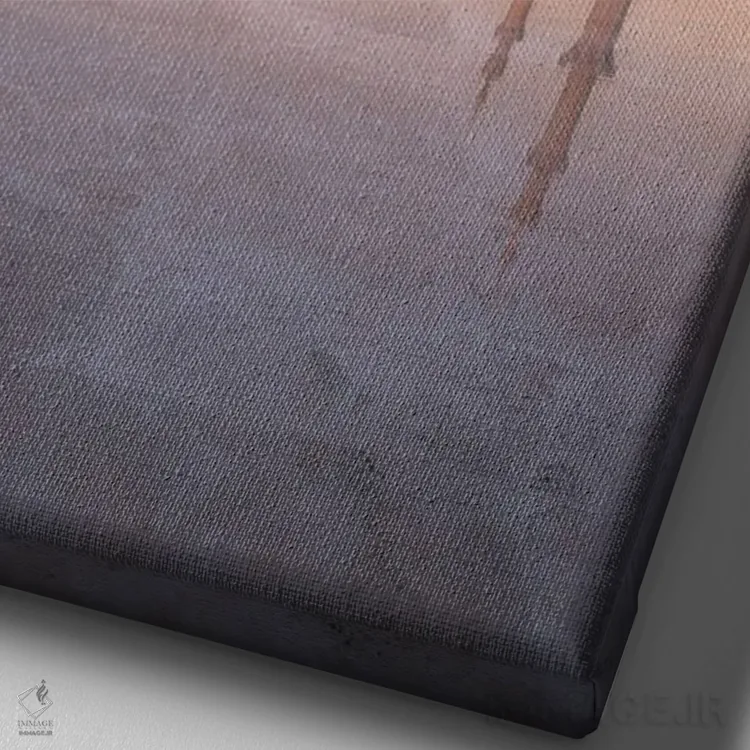 تابلو دکوراتیو مسجد اثر فابیو آنتنور - نمای نزدیک بافت بوم