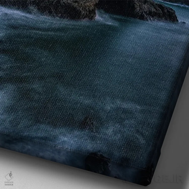 تابلو دکوراتیو آن یکتا اثر فابیو آنتنور - نمای نزدیک بافت بوم