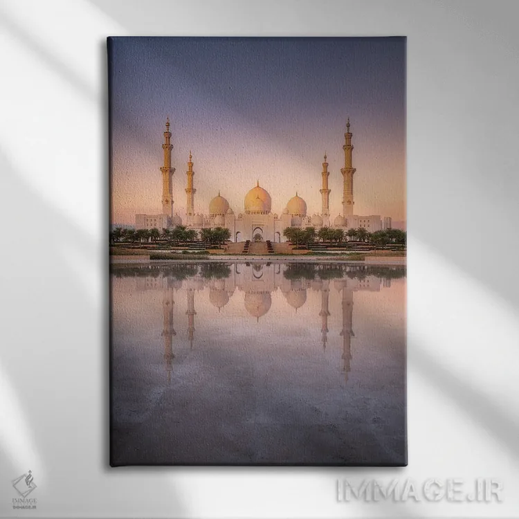 تابلو دکوراتیو مسجد اثر فابیو آنتنور - نمای روبهرو روی دیوار