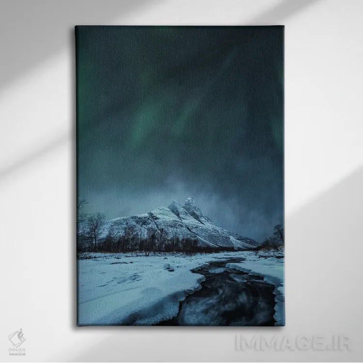 تابلو دکوراتیو سه قله اثر فابیو آنتنور - نمای روبهرو روی دیوار