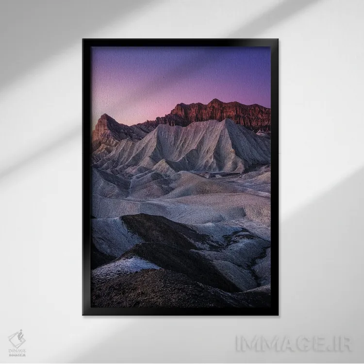 تابلو دکوراتیو نقطه اثر فابیو آنتنور - نمای قابدار مشکی