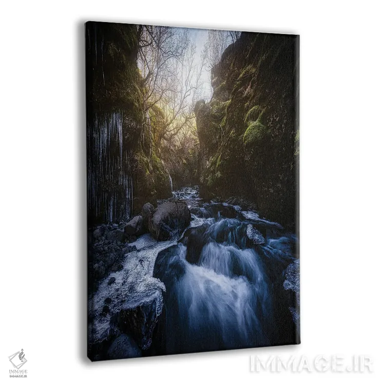 تابلو دکوراتیو رودخانه دره اثر فابیو آنتنور - نمای پرسپکتیو محصول